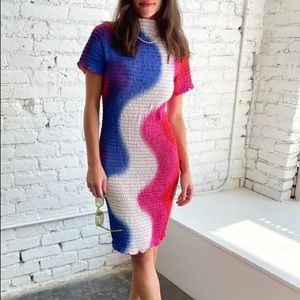 Tyler McGillivary Lea Dress Atomic Print size M.